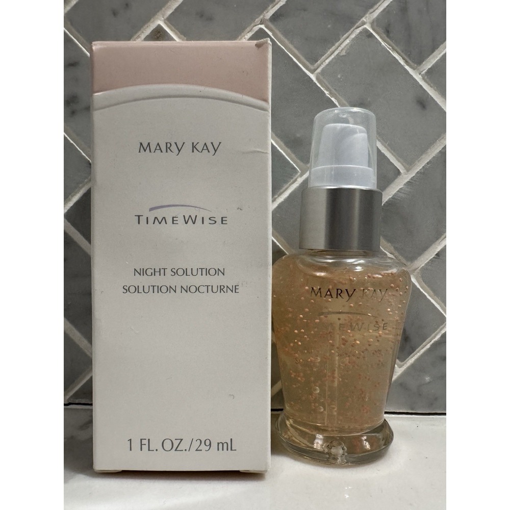 Mary Kay Timewise Night Solution 1 oz Dry to Oily Skin Beads Retired